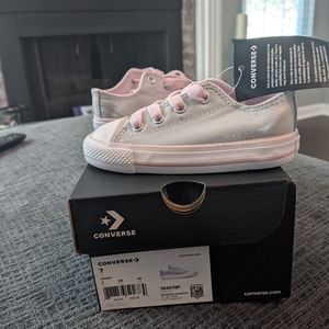 Infant Converse Mouse/Pink/White